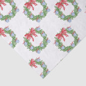 水彩クリスマスシノワズリーオーナメントリース 薄葉紙 (詳細)