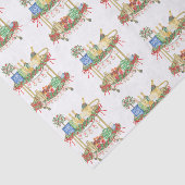 水彩クリスマスシャンパンバーカート 薄葉紙 (詳細)