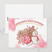 水彩クリスマススイーツ シーズンカード (正面/裏面)