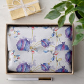 水彩クリスマスストリングライト金ゴールド幾何学的 薄葉紙 (ギフト)