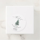 水彩クリスマスツリーありがとうございます フェイバータグ (インサイチュ)