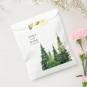 水彩クリスマスツリーフェスティバル結婚ズ フェイバーバッグ (封をした状態)