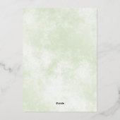 水彩クリスマスツリー6フォトコラージュフェスティバル 箔シーズンカード (裏面)