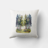 水彩クリスマスツリー クッション (裏面)