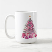 水彩クリスマスツリー コーヒーマグカップ (左)