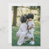 水彩クリスマスツリー | フォト | カスタム シーズンカード (裏面)