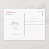 水彩クリスマスツリー ポストカード (裏面)