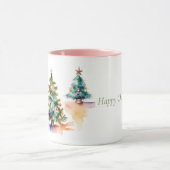 水彩クリスマスツリー マグカップ (中央)