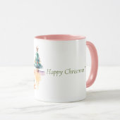 水彩クリスマスツリー マグカップ (正面右)