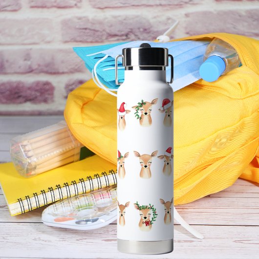 水彩クリスマスディアウォーターボトル ウォーターボトル