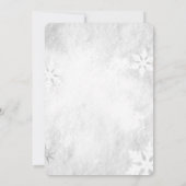 水彩クリスマスデコレーションクリスマスパーティー 招待状 (裏面)