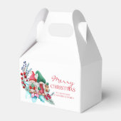 水彩クリスマスデコール&格言 フェイバーボックス (裏面サイド)