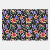 水彩クリスマスデザイン ラッピングペーパーシート (正面2)