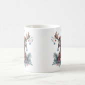 水彩クリスマストナカイ コーヒーマグカップ (中央)