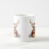 水彩クリスマストナカイ コーヒーマグカップ (中央)