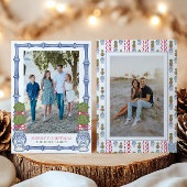 水彩クリスマストピアリー竹写真 シーズンカード