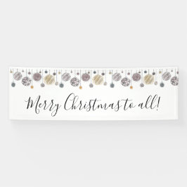 水彩クリスマスバナー 横断幕