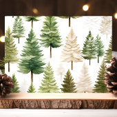 水彩クリスマスパイン シーズンカード