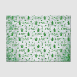 水彩クリスマスパターン 薄葉紙