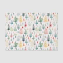 水彩クリスマスパターン