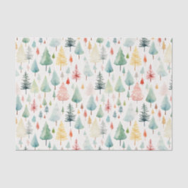 水彩クリスマスパターン 薄葉紙