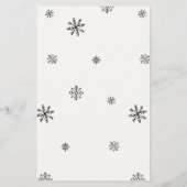 水彩クリスマスパーティの招待状 チラシ (裏面)