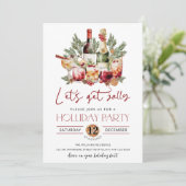 水彩クリスマスパーティー 招待状 (スタンド正面)