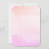 水彩クリスマスパーティー 招待状 (裏面)