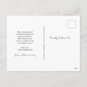 水彩クリスマスピグポストカード シーズンポストカード (裏面)