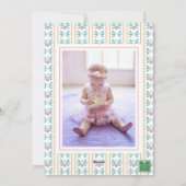 水彩クリスマスピンク大千年記念撮影 シーズンカード (裏面)