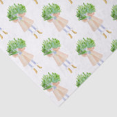 水彩クリスマスファッションガールティッシュペーパー 薄葉紙 (詳細)