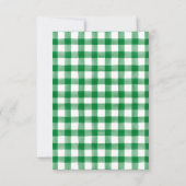 水彩クリスマスファッションガールパーソナライズされた サンキューカード (裏面)