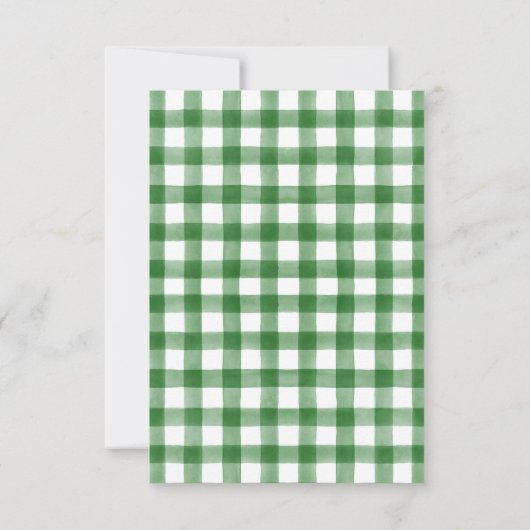 水彩クリスマスファッションガールパーソナライズされた サンキューカード (裏面)