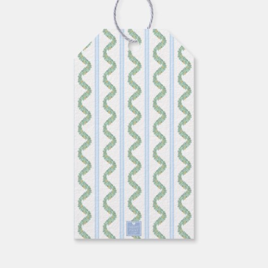 水彩クリスマスフルーツ ギフトタグ (裏面)