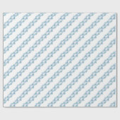 水彩クリスマスブルーティンセルガーランド ラッピングペーパー (フラット)