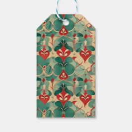 水彩クリスマスプレゼント ギフトタグ