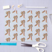 水彩クリスマスプレッドボウ 薄葉紙 (クラフト)