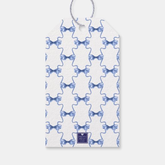 水彩クリスマスベルまたはウェディングベル ギフトタグ (裏面)