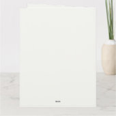 水彩クリスマスペンギン カード (裏面)