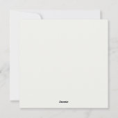 水彩クリスマスペンギン シーズンカード (裏面)