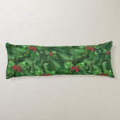 水彩クリスマスホリーベリー ボディピロー (裏面)