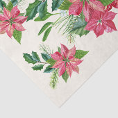 水彩クリスマスポインセチア花 薄葉紙 (詳細)