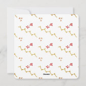 水彩クリスマスミスタントツリー シーズンカード (裏面)