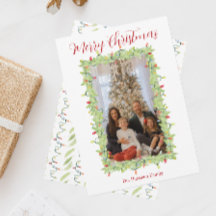 水彩クリスマスライトガーランド