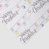 水彩クリスマスライトメリークリスマス 薄葉紙 (詳細)