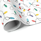 水彩クリスマスライト ラッピングペーパー (ロールコーナー)