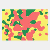 水彩クリスマスラッピング紙 ラッピングペーパーシート (正面2)