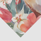 水彩クリスマスラビッツ赤金ゴールドフローラ 薄葉紙 (詳細)