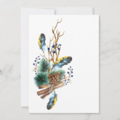 水彩クリスマスランタンパーティー 招待状 (裏面)