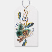 水彩クリスマスランタン ギフトタグ (裏面)